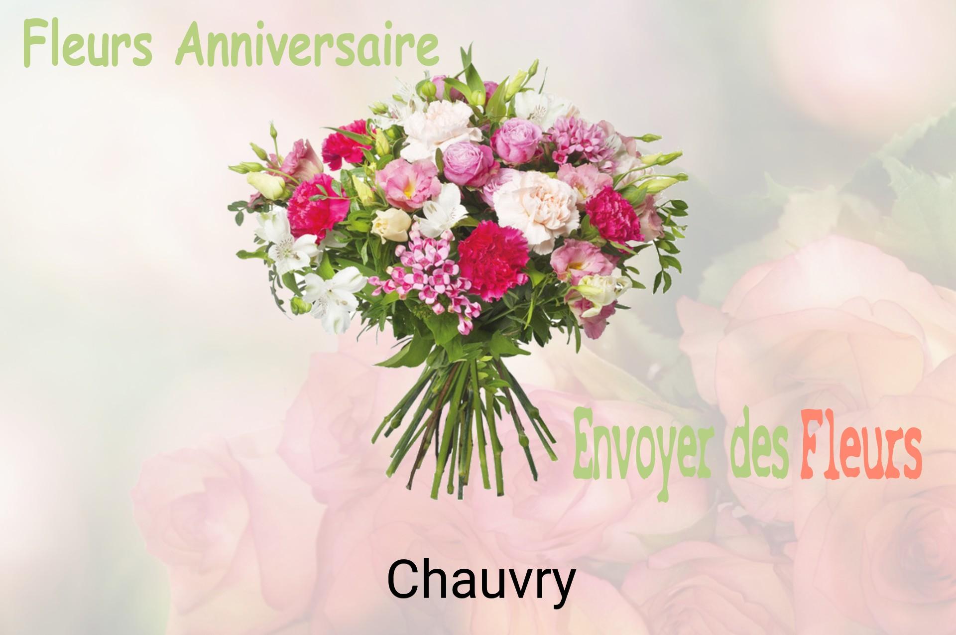 Bouquet de fleurs d’anniversaire livré à Chauvry