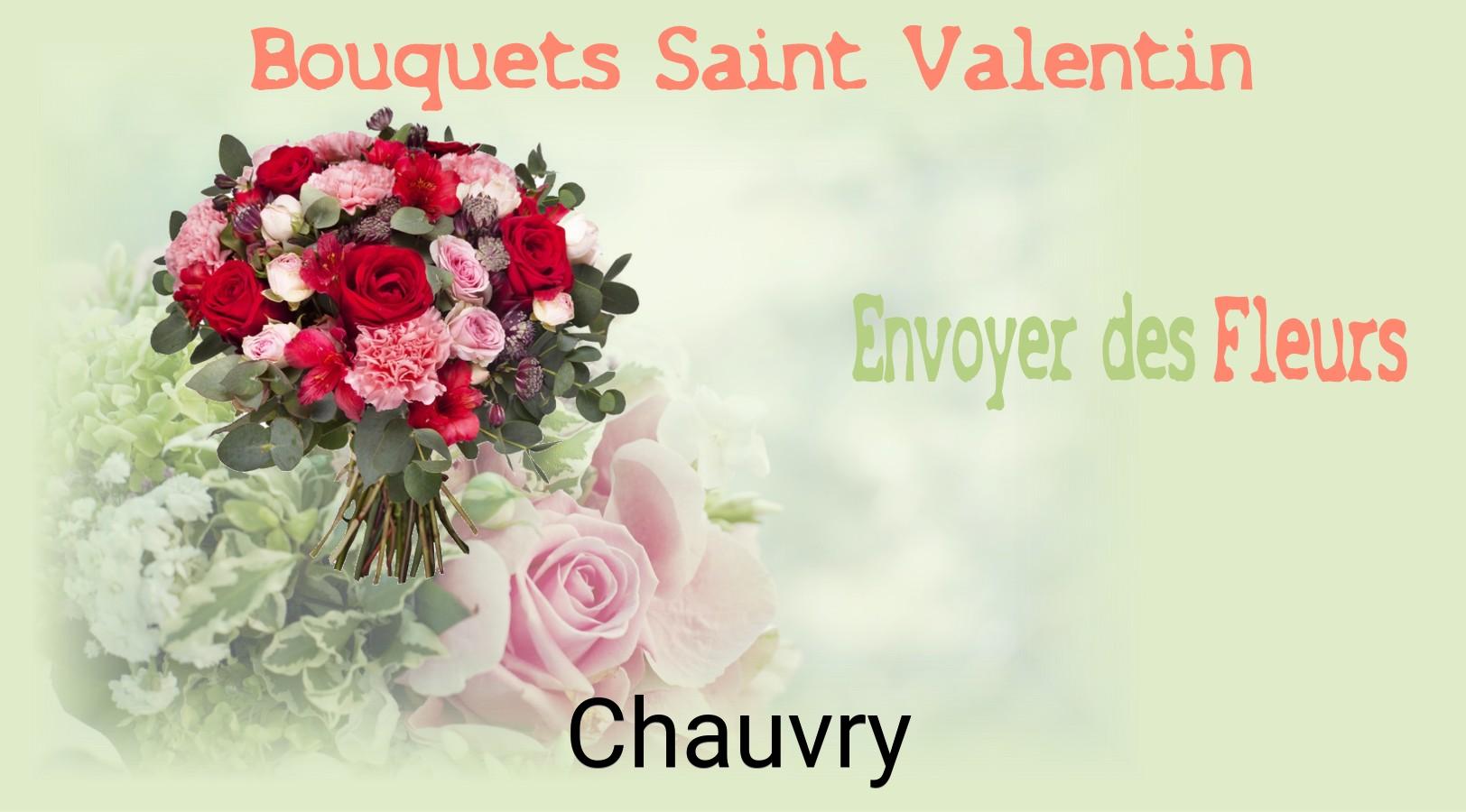 Roses de Saint-Valentin livrées à Chauvry